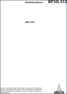 deutz bf10l 513 workshop manual, deutz workshop manual, deutz bf10l