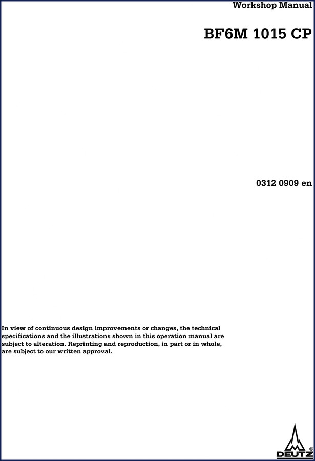 deutz bf6m 1015 cp 2003 workshop manual, deutz workshop manual, deutz bf6m
