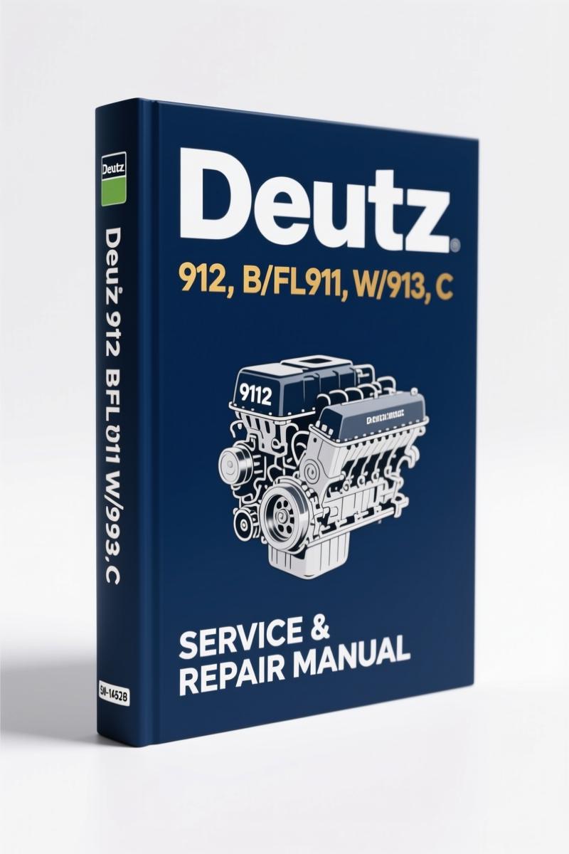 deutz 912 b/fl911 w/913 c 1991 workshop manual, deutz workshop manual, deutz 912