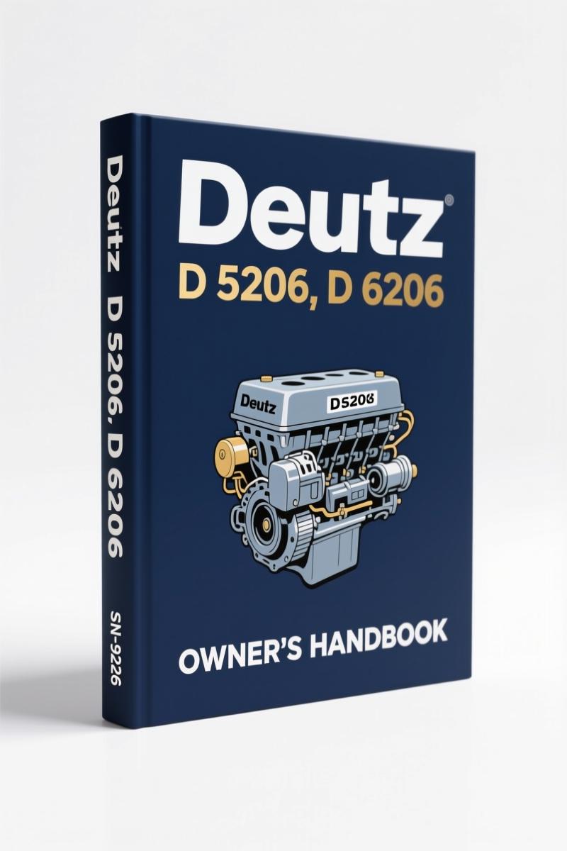 deutz d 5206, d 6206 user manual, deutz manual, deutz d