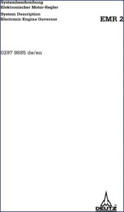deutz emr 2 technical manual, deutz manual, deutz emr