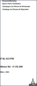 deutz f 8l 413 fw 2001 parts catalog, deutz parts catalog, deutz f