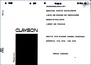 deutz f4l 912, f6l 912 parts catalog, deutz parts catalog, deutz f4l