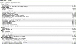 deutz fahr hmw 1130 parts catalog, deutz fahr parts catalog, deutz fahr fahr