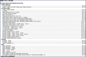deutz fahr hmw 1133 parts catalog, deutz fahr parts catalog, deutz fahr fahr