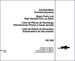 deutz hd 380 1993 parts catalog, deutz parts catalog, deutz hd
