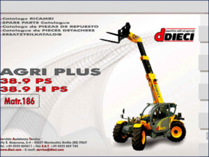dieci agri plus 38.9 ps & 38.9 h, dieci parts catalog, dieci agri