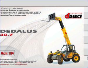 dieci dedalus 30.7 parts catalog, dieci parts catalog, dieci dedalus