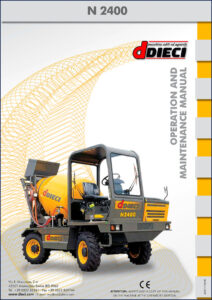 dieci n2400 operators manual, dieci manual, dieci n2400