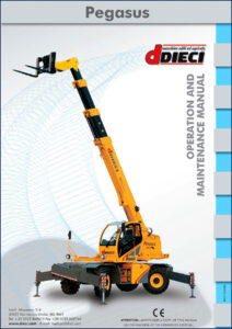dieci pegasus 40.25 2011 operators manual, dieci manual, dieci pegasus