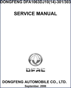 dongfeng dfa1063dj10 2006 service manual, dongfeng service manual, dongfeng dfa1063dj10