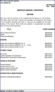doosan d110s, doosan manual
