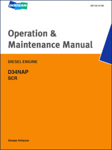 doosan d34nap operators manual, doosan manual, doosan d34nap