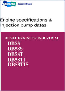 doosan db58 series diesel engine technical manual, doosan manual, doosan db58