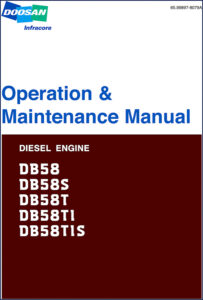 doosan db58 operators manual, doosan manual, doosan db58