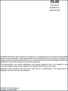 doosan dl08 2005 workshop manual, doosan workshop manual, doosan dl08
