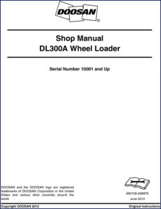 doosan dl300a 2012 workshop manual, doosan workshop manual, doosan dl300a