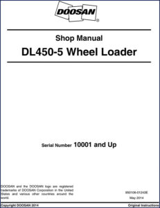 doosan dl450, doosan manual