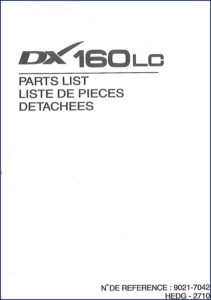 doosan dx 160lc parts catalog, doosan parts catalog, doosan dx