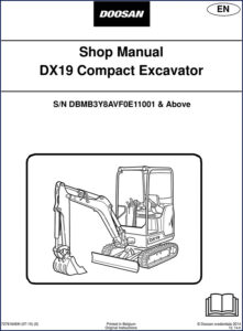 doosan dx19 2015 workshop manual, doosan workshop manual, doosan dx19