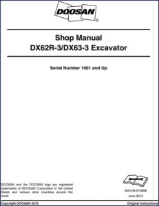 doosan dx62r, doosan manual