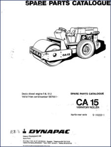 dynapac ca 15 parts catalog, dynapac parts catalog, dynapac ca