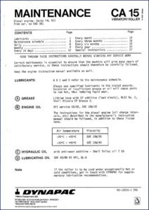 dynapac ca 15 parts catalog oem factory specs, dynapac parts catalog, dynapac ca