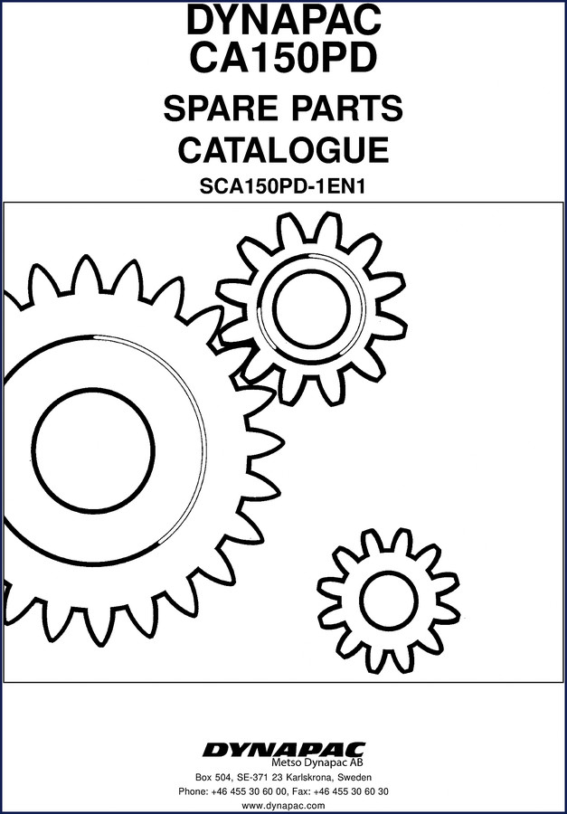 dynapac ca 150 pd 2001 parts catalog, dynapac parts catalog, dynapac ca