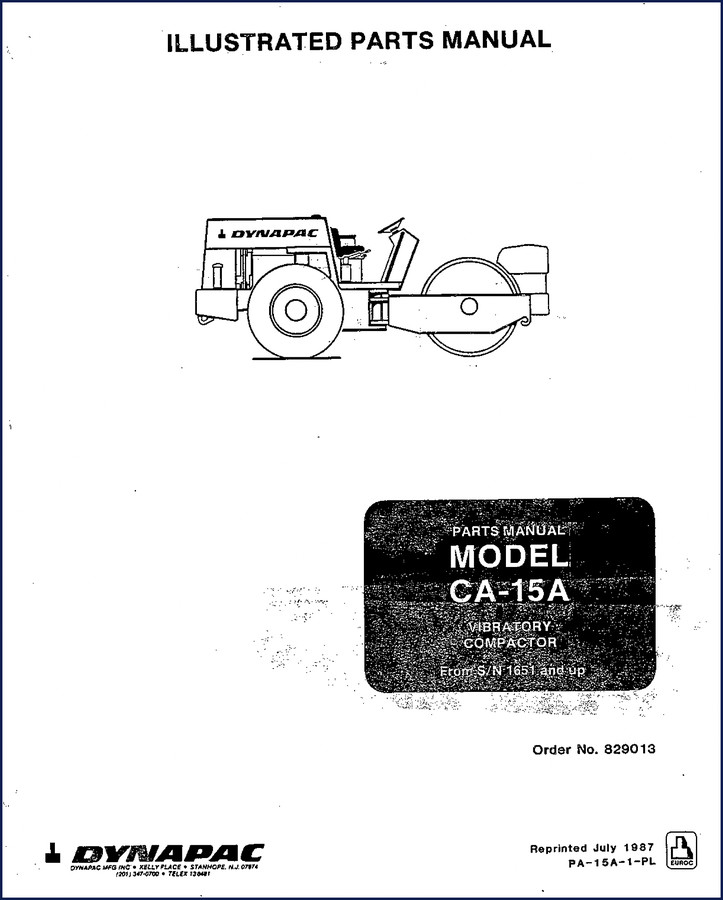 dynapac ca, dynapac manual