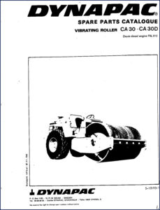 dynapac ca 30, ca 30d parts catalog, dynapac parts catalog, dynapac ca