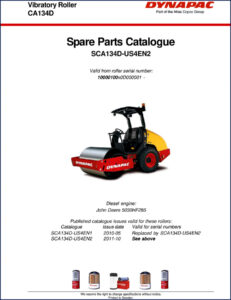 dynapac ca134d 2011 parts catalog, dynapac parts catalog, dynapac ca134d