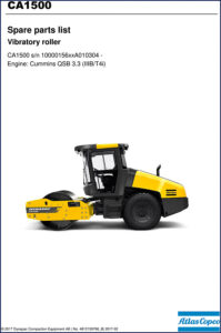 dynapac ca1500 2017 parts catalog, dynapac parts catalog, dynapac ca1500