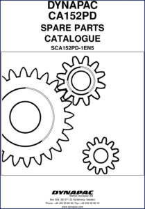 dynapac ca152pd parts catalog, dynapac parts catalog, dynapac ca152pd