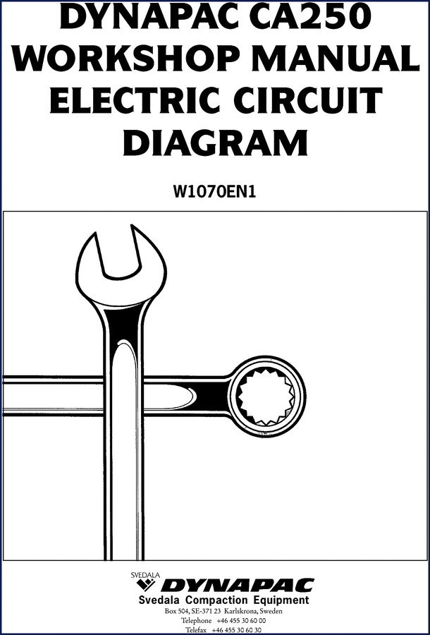 dynapac ca250 2001 workshop manual, dynapac workshop manual, dynapac ca250