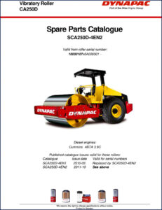 dynapac ca250d 2011 parts catalog, dynapac parts catalog, dynapac ca250d