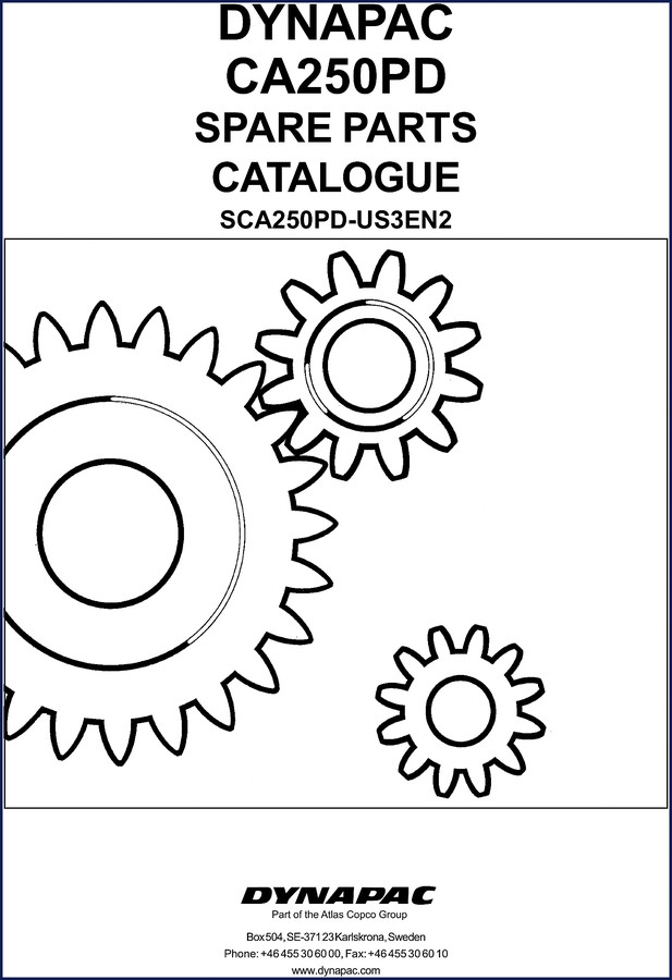 dynapac ca250pd 2011 parts catalog, dynapac parts catalog, dynapac ca250pd