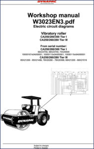 dynapac ca250, ca280, ca300, ca260 workshop manual, dynapac workshop manual, dynapac ca250,