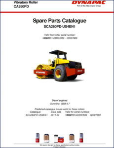 dynapac ca260pd 2011 parts catalog, dynapac parts catalog, dynapac ca260pd