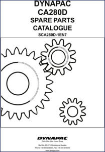 dynapac ca280d parts catalog, dynapac parts catalog, dynapac ca280d