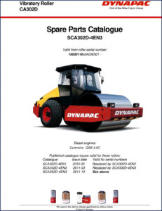 dynapac ca302d parts catalog, dynapac parts catalog, dynapac ca302d