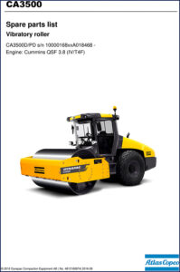 dynapac ca3500d, ca3500pd 2016 parts catalog, dynapac parts catalog, dynapac ca3500d,