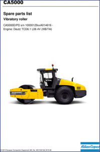 dynapac ca5000d, ca5000pd 2015 parts catalog, dynapac parts catalog, dynapac ca5000d,