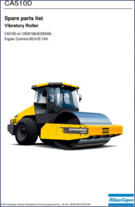 dynapac ca510d, ca510 2015 parts catalog, dynapac parts catalog, dynapac ca510d,