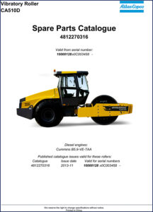 dynapac ca510d 2013 parts catalog, dynapac parts catalog, dynapac ca510d