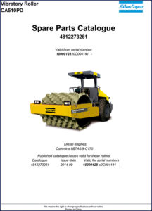 dynapac ca510pd 2014 parts catalog, dynapac parts catalog, dynapac ca510pd