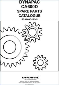 dynapac ca600d parts catalog, dynapac parts catalog, dynapac ca600d