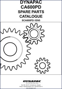 dynapac ca600pd parts catalog, dynapac parts catalog, dynapac ca600pd