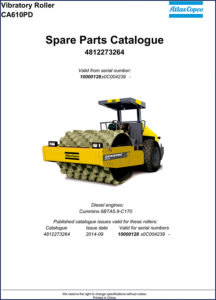 dynapac ca610pd, ca610 2014 parts catalog, dynapac parts catalog, dynapac ca610pd,