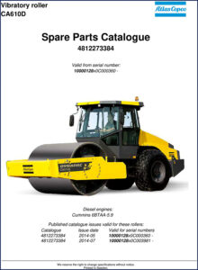 dynapac ca610d 2014 parts catalog, dynapac parts catalog, dynapac ca610d