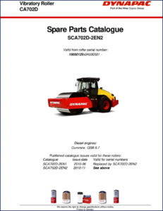 dynapac ca702d 2010 parts catalog, dynapac parts catalog, dynapac ca702d